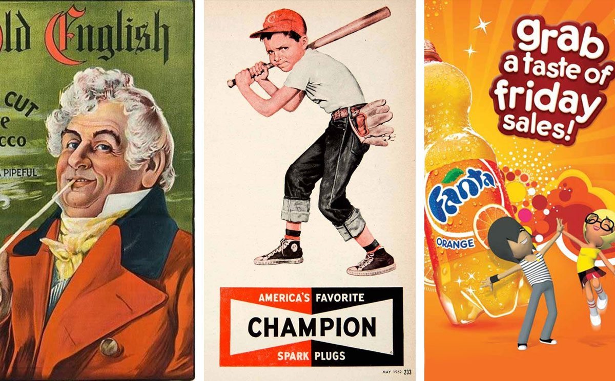 Illustrationen in der Werbung im Wandel der Zeit