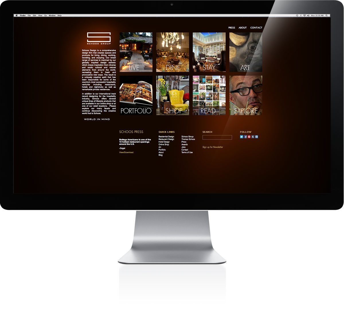 Schoos iMac Darstellung