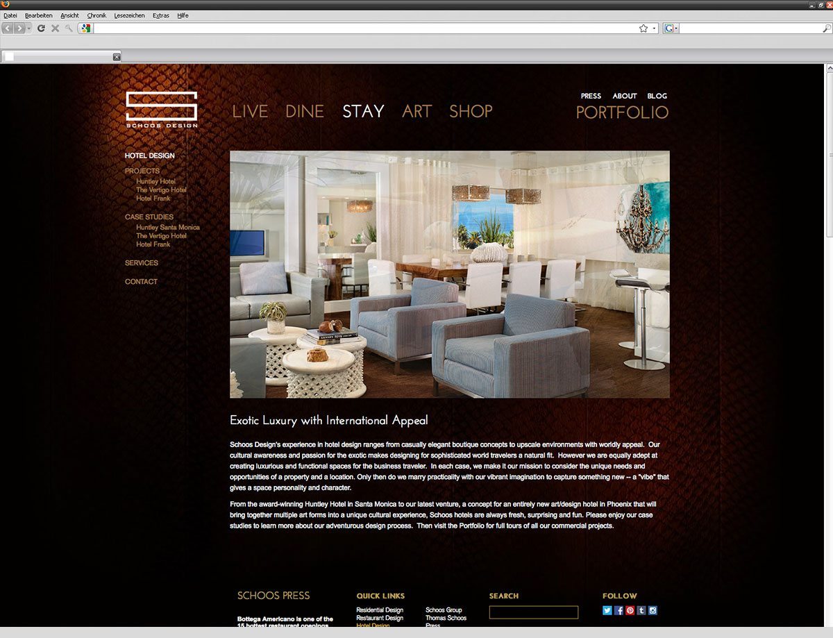 Schoos Website